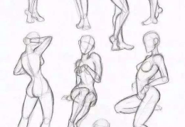 人体绘画作品